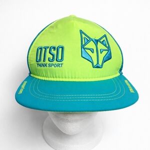 OTSO Think Sport Cycling Hat Yellow/Blue Medium